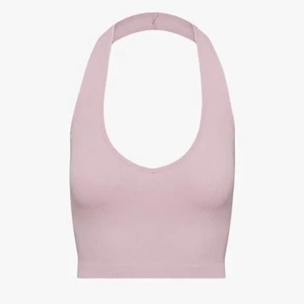 Sunday Best Seamless Ribbed Halter - Picture 2 of 4
